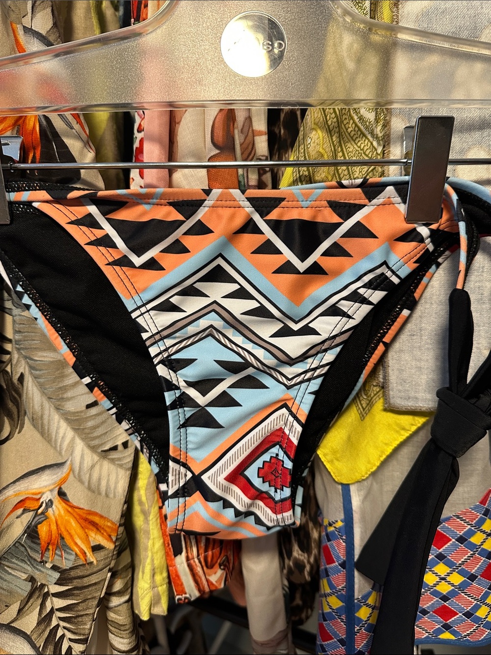 Aztec Inspired String bikini bttm